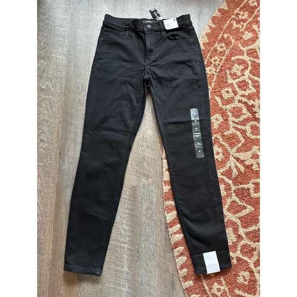 Express Denim - NWT Express Black Mid Rise Ankle Legging Jeans Jeggings 4R